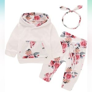 3 piece fall winter outfit set, hoodie sweatpants